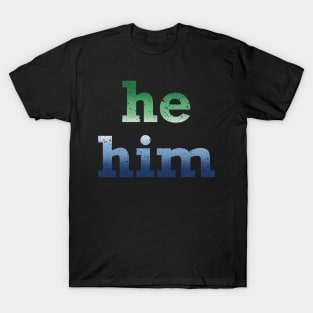 He Him Pronouns T-Shirt